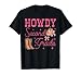Howdy Second Grade Teacher Student Back to School Cowgirl T-Shirt
