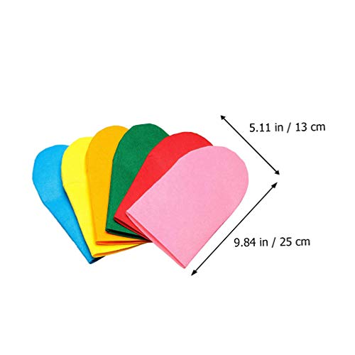 ARTIBETTER Kit de Fabricação de Fantoches de Mão de Feltro Fantoches de Dedo Meias Artesanato Conjun