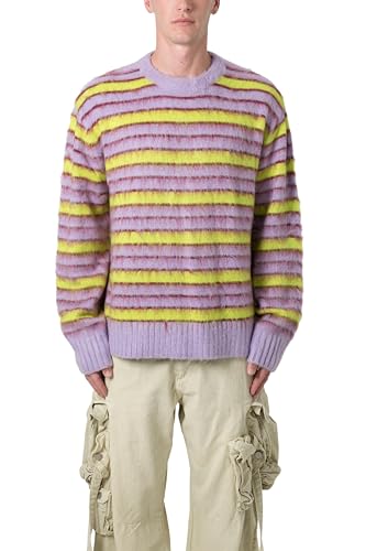 mnml Men's Striped Mohair Sweater