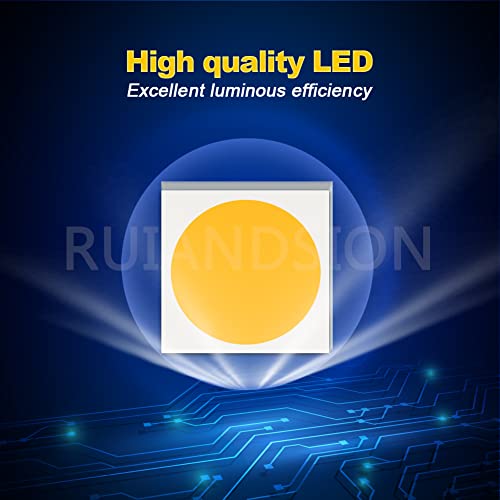 Ruiandsion 6V Warm White BA9S LED Bulb 4-Pack miniatura 3