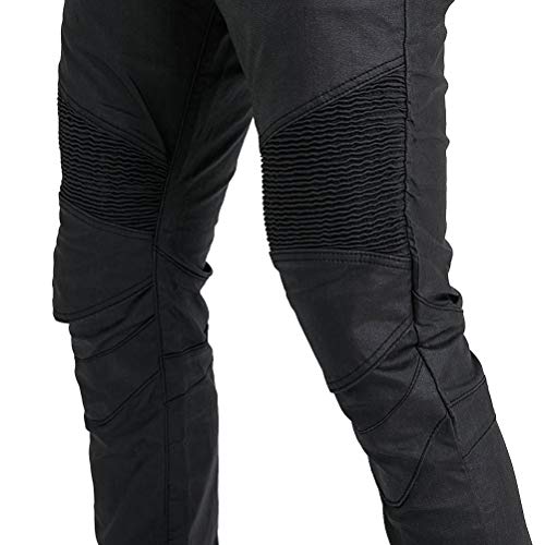 image for Takuey Coated Waterproof Motorcycle Riding Pants with Upgrade Armor Kn