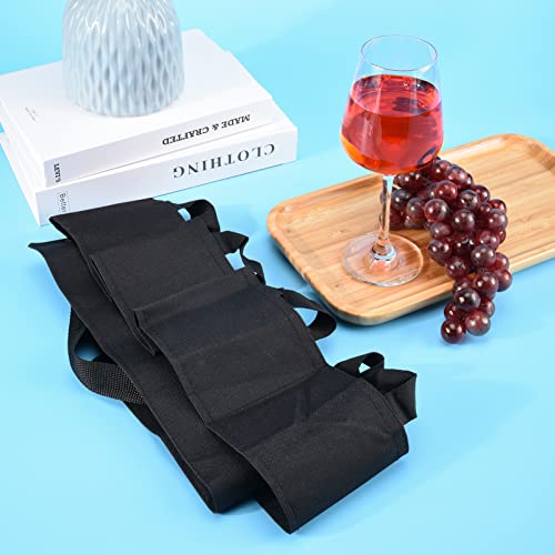 tonyg-p Biergürtel Bierhalter Portable Trinker Bier Soda kann Gürtelhalter 6 Getränke für Camping Wandern Outdoor Party?Mehrfarbig? (Schwarz)