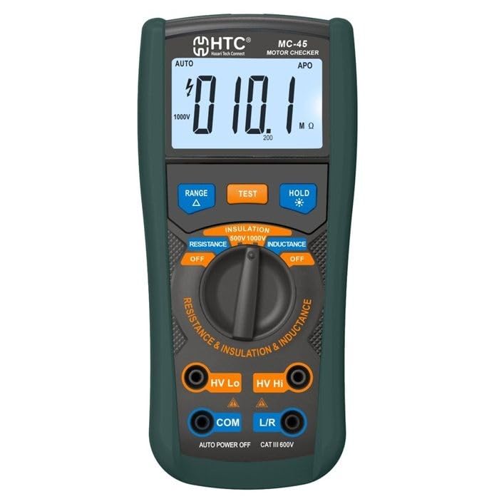 HTC MC-45 Professional Motor Winding Tester, Digital Multimeter with Insulation Resistance By NAAFIE