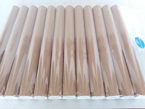 ShieldUp Lot de 14 tubes postaux en carton solide | 25 mm de diamètre par 330 mm de long