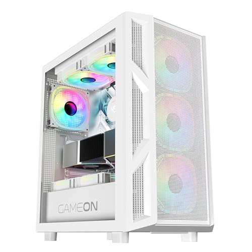 Evita el sobrecalentamiento de tu PC con la torre blanca GAMEON Trident IV-A y fuente 750W