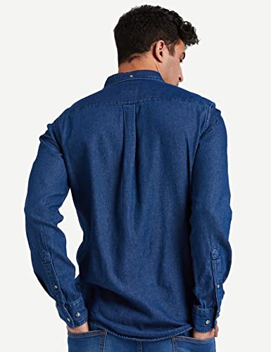 Image of Amazon Brand - INKAST Men's Solid Slim Fit Casual Shirt
