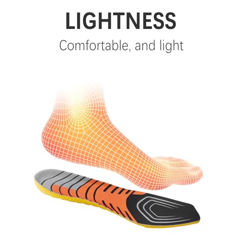 Image of Shoe Insoles for Ariat Men's Square Toe Boot Replacement, Memory Foam Footwear Inserts Comfortable Light-Weight and Cushion Shock Absorbing (Men7.5)