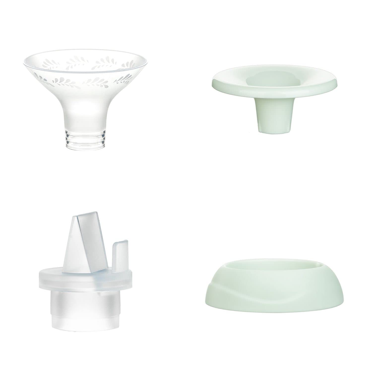 Tiralatte elettrico Kikkaboo Bottiglia Caily 150ml Funzione memoria Touchscreen, colori:verde chiaro