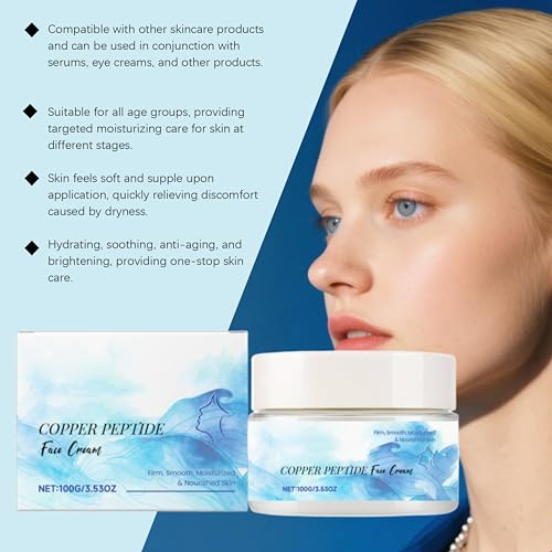 GHK-Cu Kupfer-Peptid-Gesichtscreme - IntENSIV Antifalten & Straffende Hautpflege für Alternsgeparte (1)