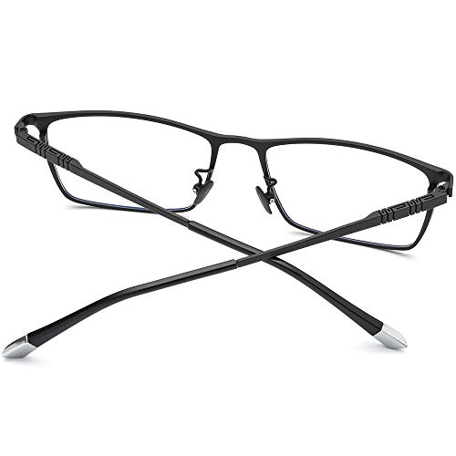 Image of FONEX Titanium Glasses Frame for Men,Square Eyewear Full Optical Eyeglasses F85641