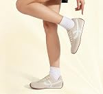 LUCKY STEP Women's Fashion Sneakers - Casual Retro Running Shoes - Non Slip Lightweight Trendy Comfortable Walking Footwear