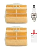 Replacement Auto Parts For 2x Air Filter Cleaner for Husqvarna 450 450E 445 445E 450 e 445 e