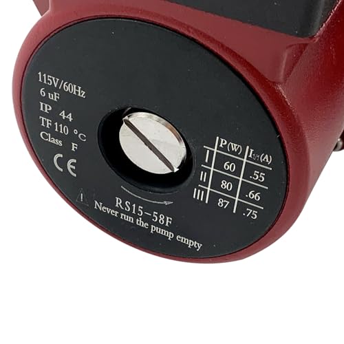UPS15-58FRC Circulator Pump 1/25HP 115V Compatible with Grund-fos 59896343 Hot Water Circulator/radiant heating/hydronic heating/fan coil heating/solar & other system types by ZHENYUAN - Used condition - Image 5