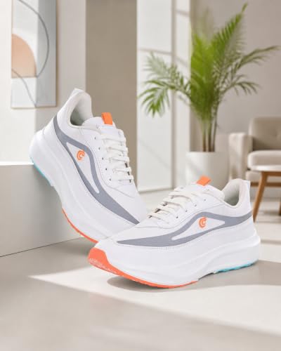 Image of Centrino Casual Sneakers for Men | Shoes for Man Stylish | Lightweight Lace-Up Canvas Shoes with Cushioned Insole | Breathable Comfortable Walking Shoes | Anti-Skid Sole | Mens Shoes for Office Outings (6832)