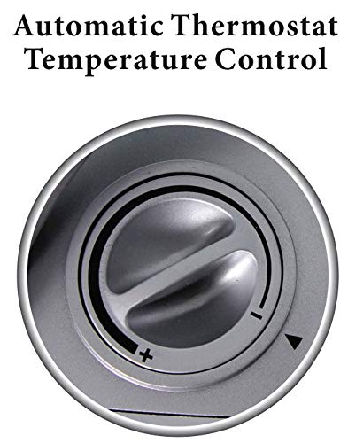Optimus H-7247 Portable Oscillating Ceramic Heater with Thermostat