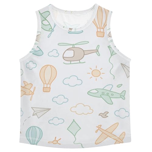Baby Children Tank Tops Quick Dry Boys Summer Sleeveless Top Athletic Workout Clothes