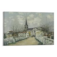 モーリス・ユトリロ 郊外の教会 Amazon.co.jp: Maurice Utrilloモーリス・ユトリロ《郊外の教会