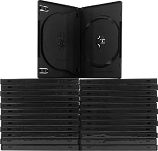 SquareDealOnline - DV3R14BKWT - 3 Disc Standard Size DVD Cases - Black