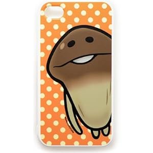 カスタムカバーiPhone4/4S おさわり探偵 なめこ栽培キット(みずたま)