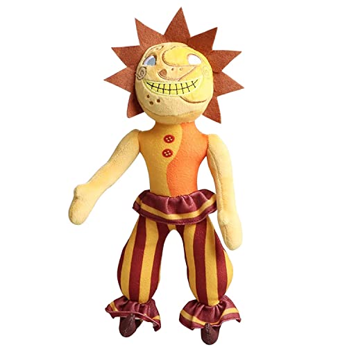 DYBFONO Sundrop Moondrop Plush,11 Inches Security Breach Figures Cute Clown Cartoon Figure Plush Stuffed Toy for Kids and Fans