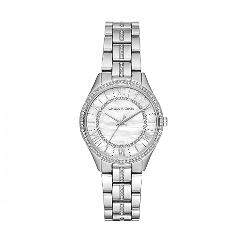 Michael Kors Lauryn Three-Hand Silver-Tone Stainless Steel Women's Watch (Model: MK3900)