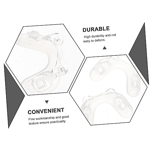 Lurrose 3 Pçs Óculos Transparentes De Silicone Almofada Nasal Almofada De Nariz De Sela Integrada Fu