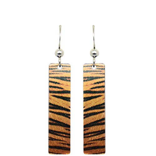 Tiger Stripes earrings by d'ears made in the USA