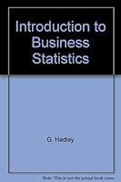 Introduction to business statistics B0006BRXEE Book Cover
