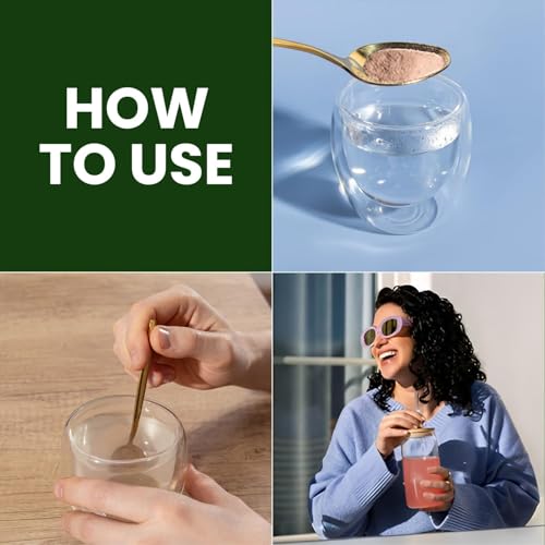 Image of Herbalmax 100% Veg Collagen Beauty Builder 195g Plant-Based Collagen Supplement for Hair, Skin, Nails & Joints | With Vitamin C & E | Mixed Fruit Flavour | Naturally Gluten-Free & No Added Sugar |Pack of 2