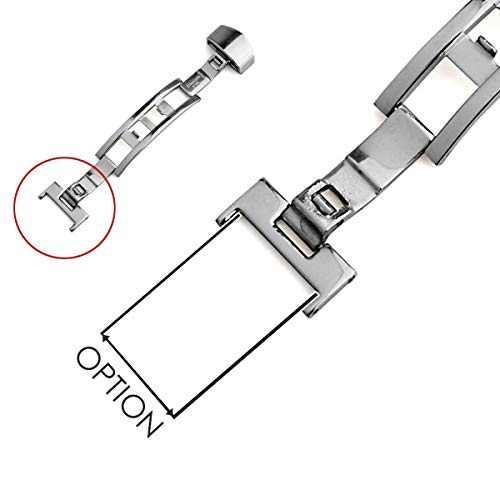 Oumosi - Cinturino in acciaio INOX con chiusura a