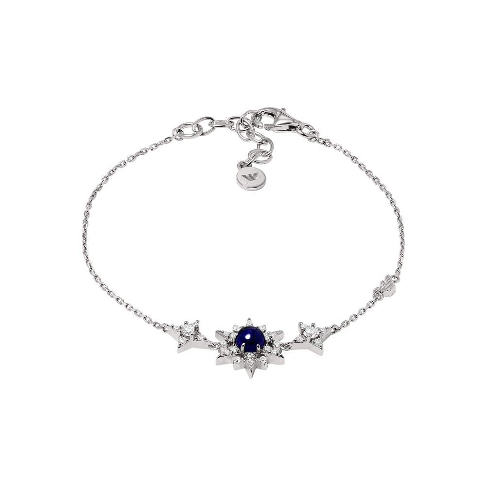Emporio Armani Women's Sterling Silver with lobster clasp closure bracelet