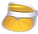 THATSRAD Lemon Wedge Summer Transparent Poker Visor Cap Hat Jelly