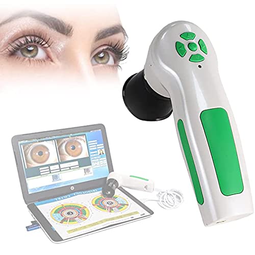 DaMga Iris Detector Iriscope Analyzer,12 Million Pixel Iris Detector, Iris Analysis Camera,Auto Focus Iris Machine HD 30x Iris Lens and Driver-Free Analysis Software,for Beauty Salons,Health Clubs