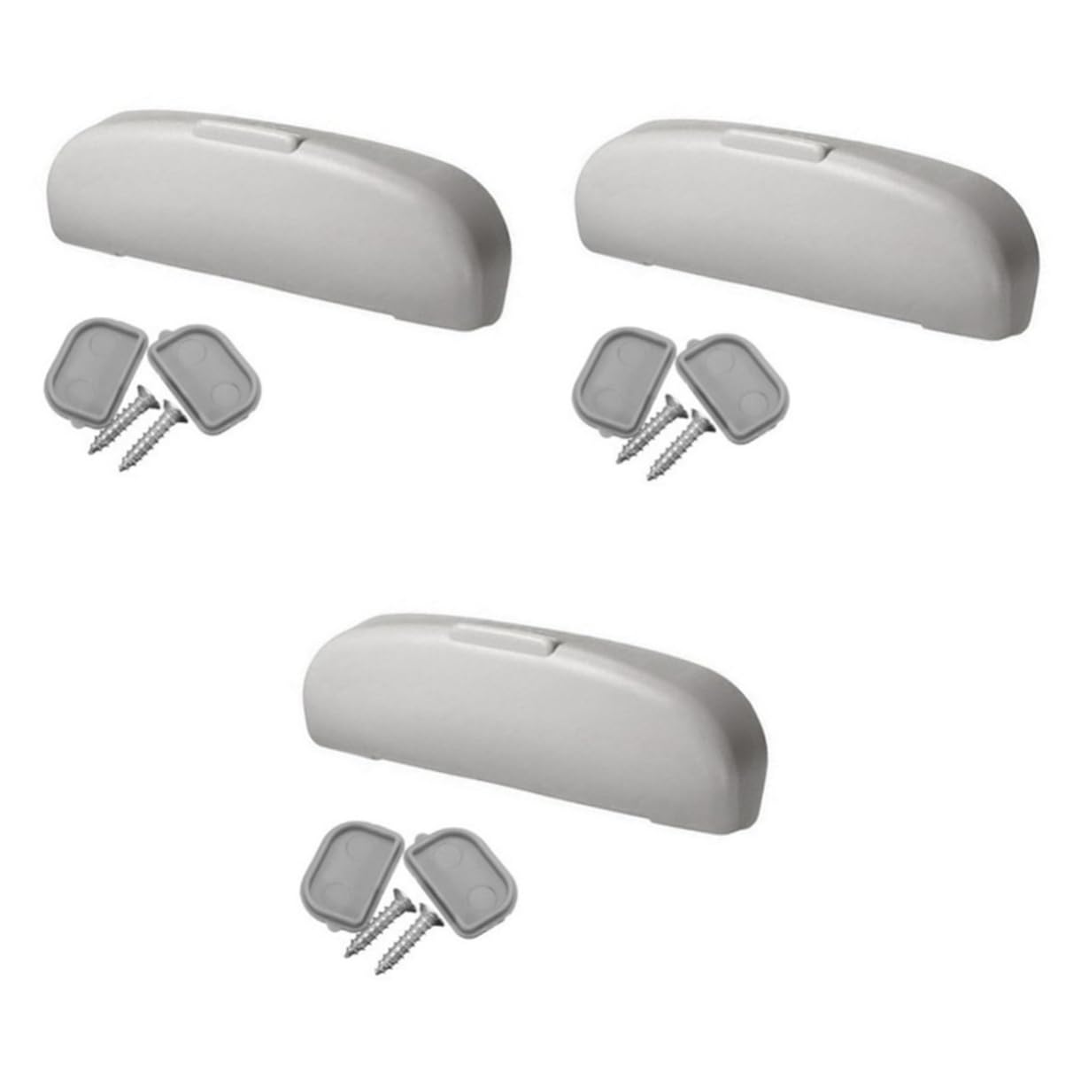 GLEAVI Vitrines 3 Pièces Porte-verre porte-lunettes de soleil support de voiture support de lunettes de soleil de voiture réaménager étui à lunettes