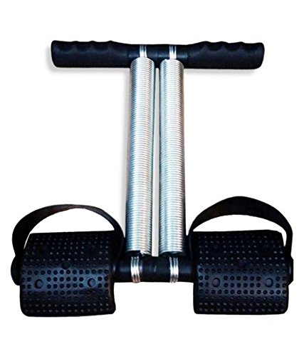 Stonish Tummy Trimmer for Men & Women, Home Gym Equipment, Abs Equipment | Fat Buster Tummy Trimmer for Home Workout, Exercise for Biceps, Chest, Legs, Abdomen (Double Spring - Chrome Steel)