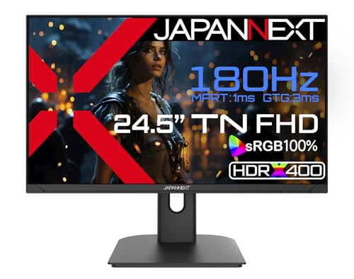 Amazon.co.jp: JAPANNEXT 24.5インチ ゲーミングモニター 180Hz 1ms