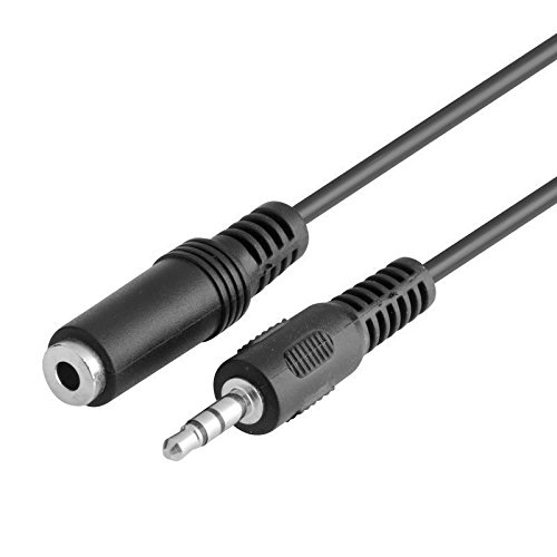 Cable de extensión de audio estéreo 3.5 mm macho a hembra 25 pies miniatura 2