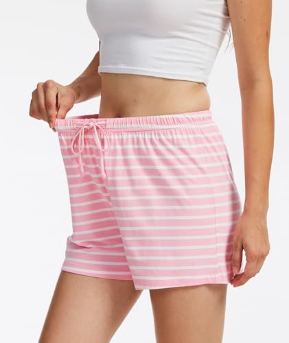 Image of GYS Women's Bamboo Viscose Cooling High Waisted Pajama Shorts