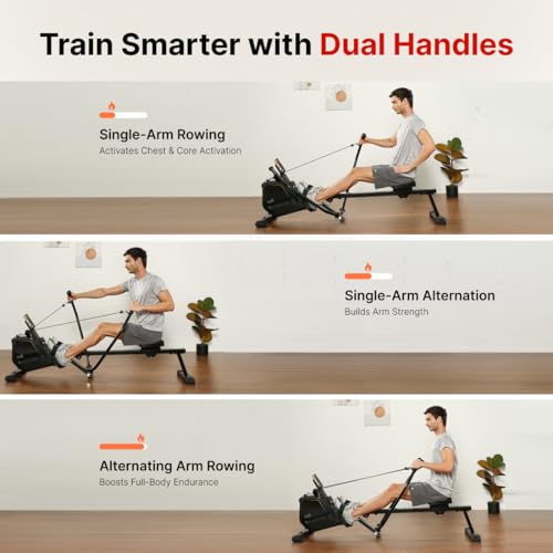 Image of Cult SmartRowDualGlide Full-Motion Magnetic Rower | 120Kg Max Weight | Quiet Home Use Rowing Machine