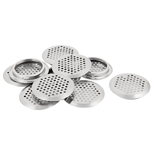 Preisvergleich Produktbild 10Stk Belüftungsgitter 53mm unten Dmr Schrank Luftschlitz Abdeckung Lüftungsblech Lüftungsgitter