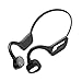 Auricolari ossea conduzione Bluetooth 5.0 Cuffia sportiva Stereo resistente al sudore con microfono per sport (Versione luminosa)