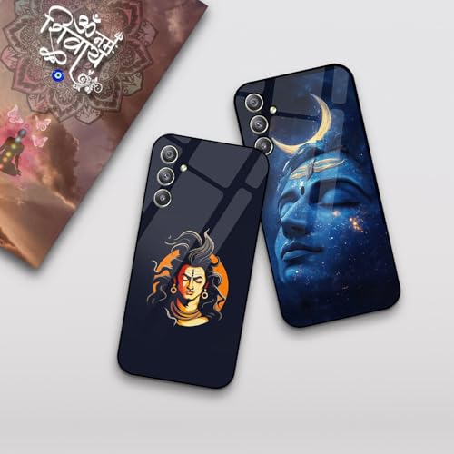 Image of COLORflow Back Cover Compatible with Samsung Galaxy A34 5G | Shiv Ji, Mahadev, Bholenath, God Customized | Shockproof TPU Bumper with Camera Protection Back Cover Compatible with Samsung Galaxy A34 5G