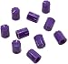Dopro 10pcs Guitar Scalloped Edge Amplifier Knob Cylinder Effect Pedal Knobs Purple