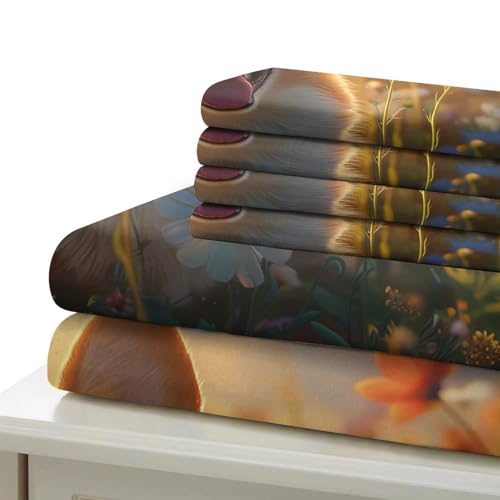 Parure de lit Corgi imprimé 3D, le cadeau idéal pour les passionnés