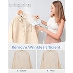 BEAUTURAL Steamer for Clothes, Foldable Handheld Clothing Wrinkles Remover for Garments, 30-Second Fast Heat-up, Portable Fabric Steamer for 120V Countries, Not for Use in 220V Such as Europe - Image 5