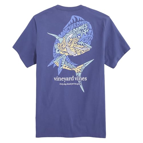 vineyard vines Men's Icon Fill Mahi Short-Sleeve Pocket Tee