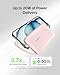 Belkin Portable Charger, Power Bank with Integrated Cable 10000 mAh 20W - Fast Charge USB C Power Delivery - iPhone 17, Air, Pro, Pro Max, iPad, AirPods, Apple Watch, Galaxy S25, & More - Pink