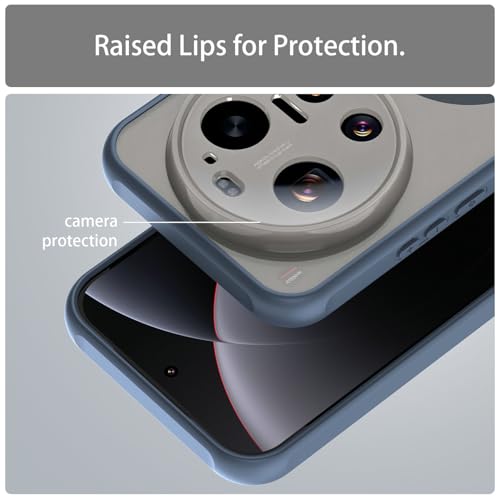 Image of Compatible with Xiaomi 17 Ultra Case Cover,Compatible with MagSafe,Anti-Fall,Compatible with Xiaomi 17 Ultra 5G 25128PNA1C Cell Protective Phone Case Blue