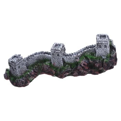MOBUTOFU Miniatur Große Mauer von China Resin Skulptur Wetterfeste...
