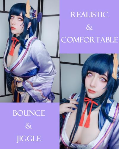 KUMIHO Silicone Breastplate Fake Boobs False Breasts Form B-G CUP Breast Plates for Crossdressers Transgender Drag Queen4